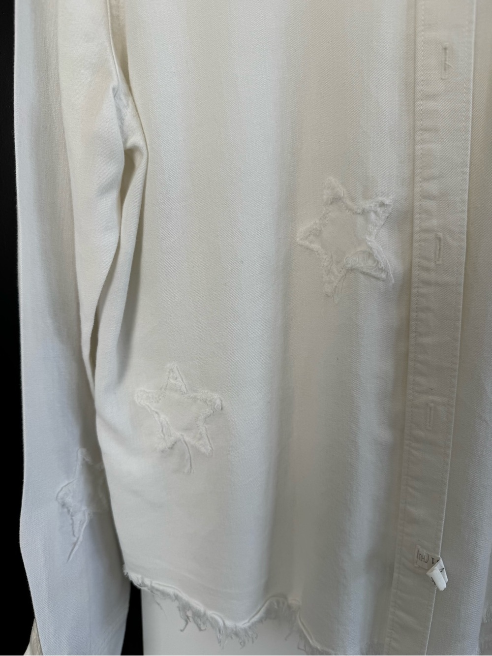 Rails Star White Collared Button-Up Shirt - Picture 3 of 4